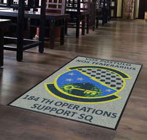 184th OSS 4 x 6 Waterhog Inlay - The Personalized Doormats Company