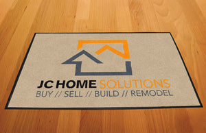 JC Home Solutions 2 X 3 Rubber Backed Carpeted HD - The Personalized Doormats Company