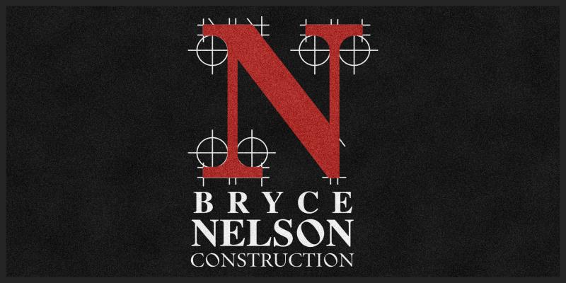 Bryce Nelson Construction 3 X 6 Rubber Backed Carpeted HD - The Personalized Doormats Company