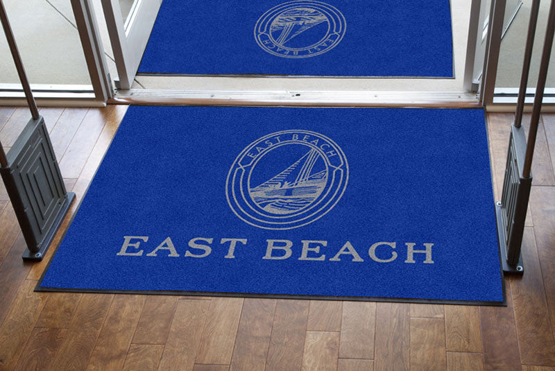 East Beach Company 4 X 6 Rubber Backed Carpeted HD - The Personalized Doormats Company