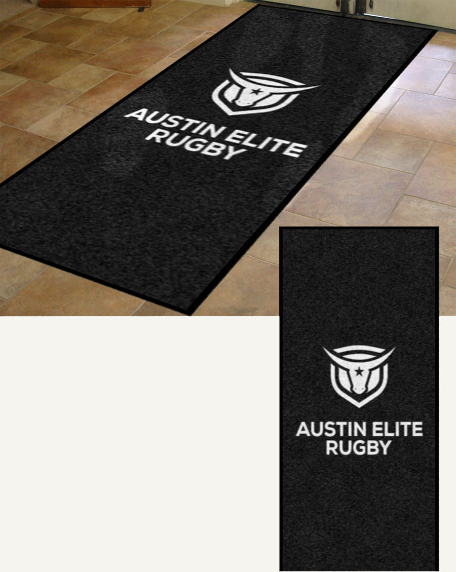 Austin Elite Rugby 5 X 10 Rubber Backed Carpeted HD - The Personalized Doormats Company