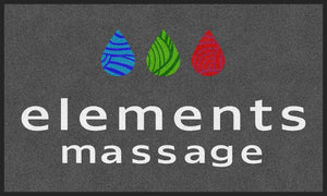 Elements Massage Maple Valley 3 x 5 Rubber Backed Carpeted - The Personalized Doormats Company