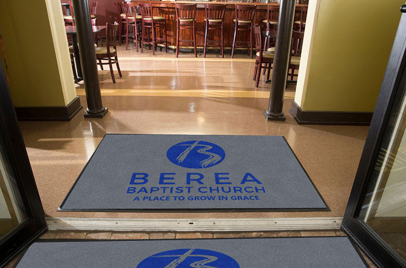 BEREA 4 X 6 Rubber Backed Carpeted HD - The Personalized Doormats Company