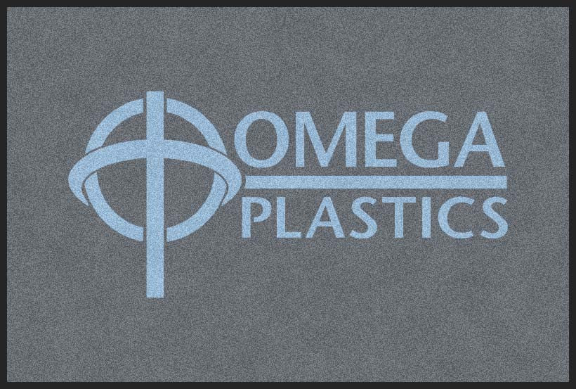 omega plastics - silver/blue