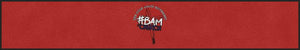 #BAM Church Logo 2 X 12 Rubber Backed Carpeted HD Custom Shape - The Personalized Doormats Company