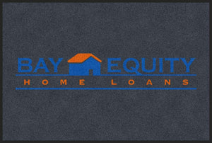 Bay Equity Home Loans 4 X 6 Rubber Backed Carpeted HD - The Personalized Doormats Company