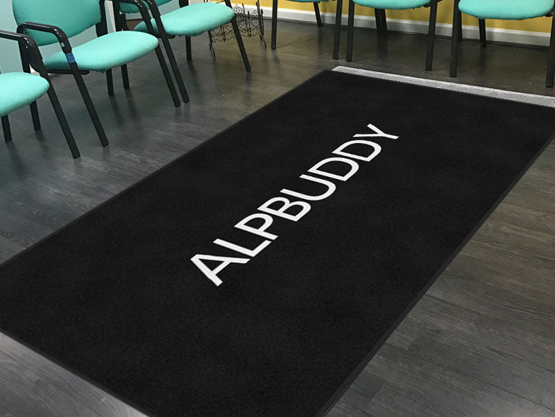 ALPBUDDY 5 X 10 Rubber Backed Carpeted HD - The Personalized Doormats Company
