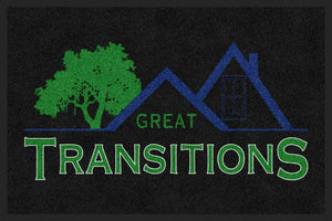 Great Transitions 2 X 3 Rubber Backed Carpeted HD - The Personalized Doormats Company