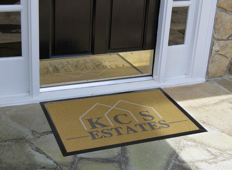 KCS Estates Doormat § 2 X 3 Luxury Berber Inlay - The Personalized Doormats Company