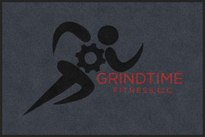 Grindtime 4 X 6 Rubber Backed Carpeted HD - The Personalized Doormats Company