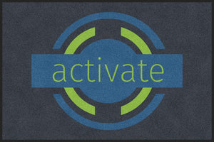 Activate 4 X 6 Custom Plush 30 HD - The Personalized Doormats Company