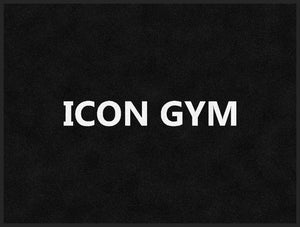 ICON GYM 3 X 4 Rubber Backed Carpeted HD - The Personalized Doormats Company