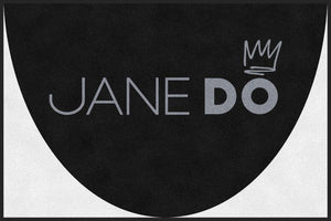 Jane DO 4 X 6 Rubber Backed Carpeted HD - The Personalized Doormats Company
