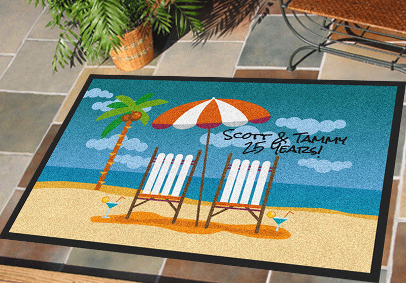 DESIGN YOUR OWN-87255 2 X 3 Design Your Own Rubber Backed Carpeted 2' x 3' Doo - The Personalized Doormats Company