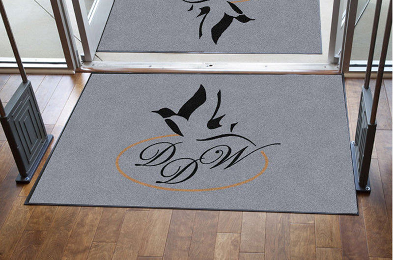 D. D. Watson Mortician, Inc 4 X 6 Rubber Backed Carpeted HD - The Personalized Doormats Company