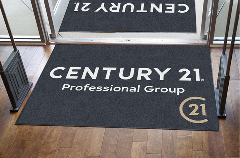 Century 21 Professional Group § 4 X 6 Rubber Backed Carpeted HD - The Personalized Doormats Company