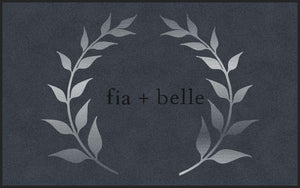 fia and belle 5 X 8 Rubber Backed Carpeted HD - The Personalized Doormats Company