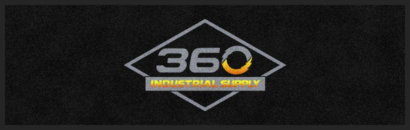 360 Industrial Supply 3 X 10 Rubber Backed Carpeted HD - The Personalized Doormats Company