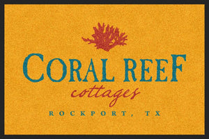Coral Reef Test 2 X 3 Rubber Backed Carpeted HD - The Personalized Doormats Company