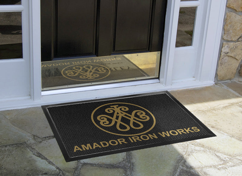AMADOR IRON WORKS 2 X 3 Luxury Berber Inlay - The Personalized Doormats Company