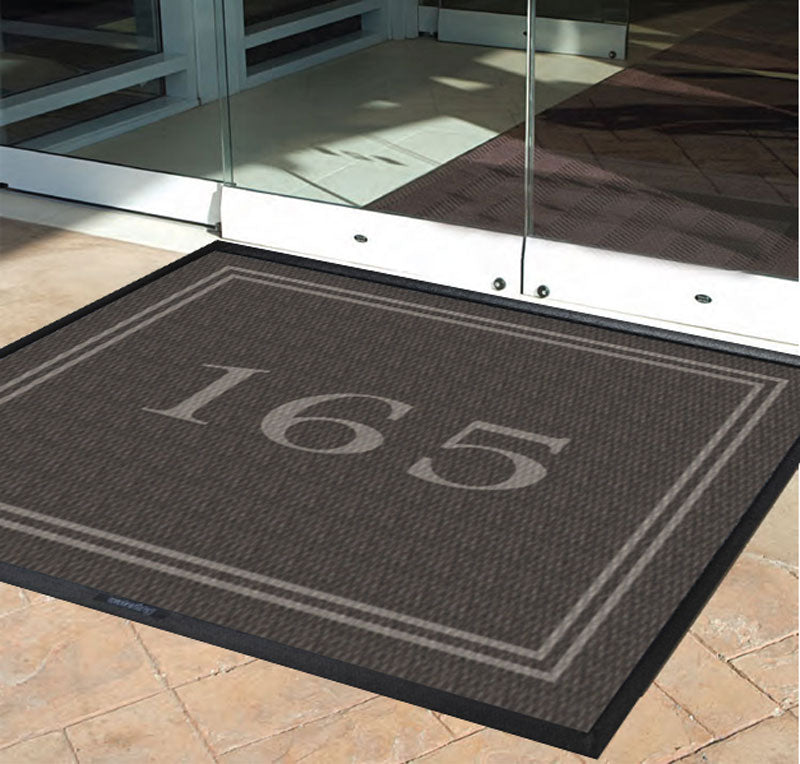 165 WILLIAM STREET 5 X 6 Luxury Berber Inlay - The Personalized Doormats Company