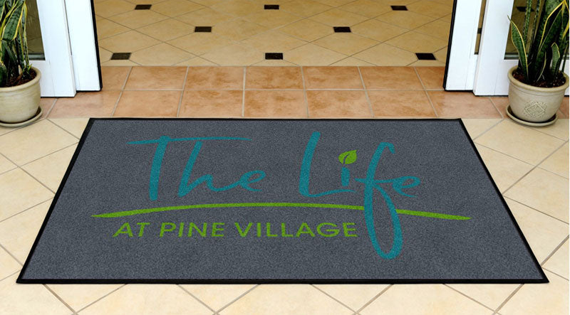 Kara Greenwood 3 X 5 Rubber Backed Carpeted HD - The Personalized Doormats Company