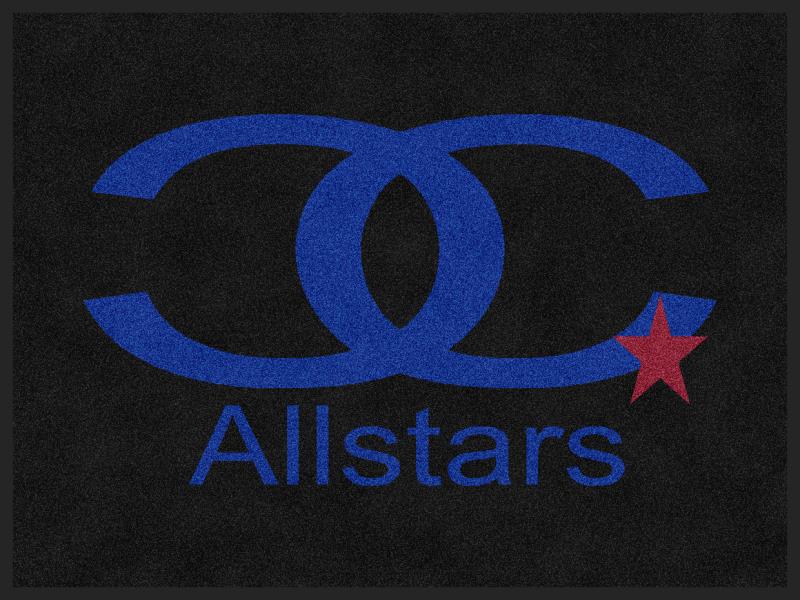 Cheer Challenge Allstars 3 X 4 Rubber Backed Carpeted HD - The Personalized Doormats Company