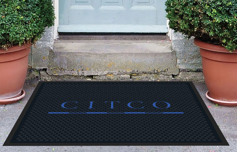 Citco bank 3 x 4 Rubber Scraper - The Personalized Doormats Company