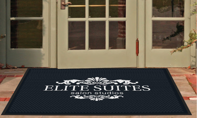 Elite Suites Salon Studios 4 X 6 Rubber Scraper - The Personalized Doormats Company