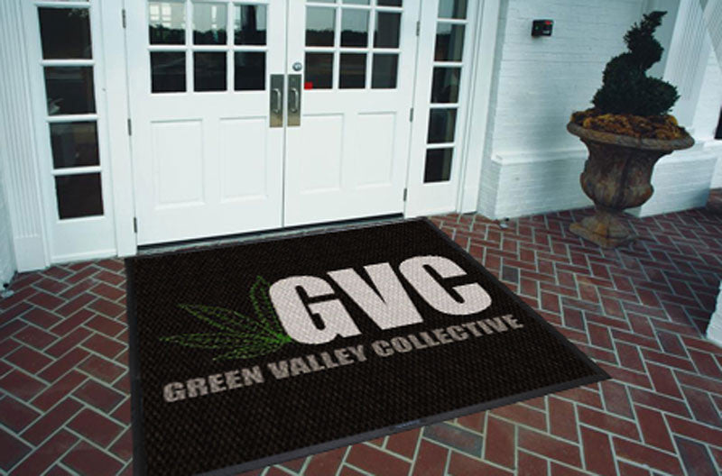 Green Valley Collective 8 X 8 Luxury Berber Inlay - The Personalized Doormats Company