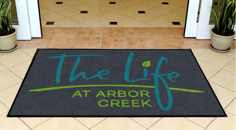 Arbor Creek Mat 3 X 5 Rubber Backed Carpeted HD - The Personalized Doormats Company