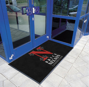 Bryce Nelson Construction 3 X 6 Rubber Backed Carpeted HD - The Personalized Doormats Company