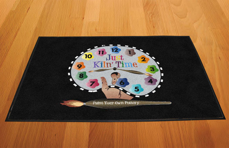 Just Kiln Time 2 X 3 Rubber Backed Carpeted HD - The Personalized Doormats Company
