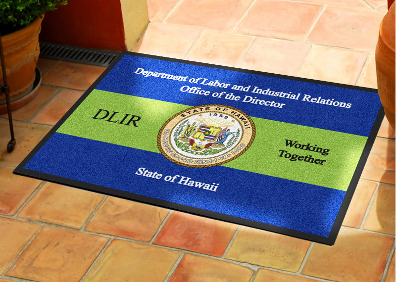 DLIR Proof 4 § 2 X 3 Rubber Backed Carpeted HD - The Personalized Doormats Company