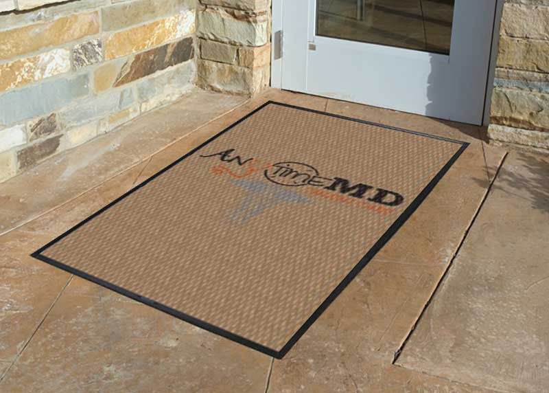 Anytime MD  Urgent Care 3 X 5 Luxury Berber Inlay - The Personalized Doormats Company