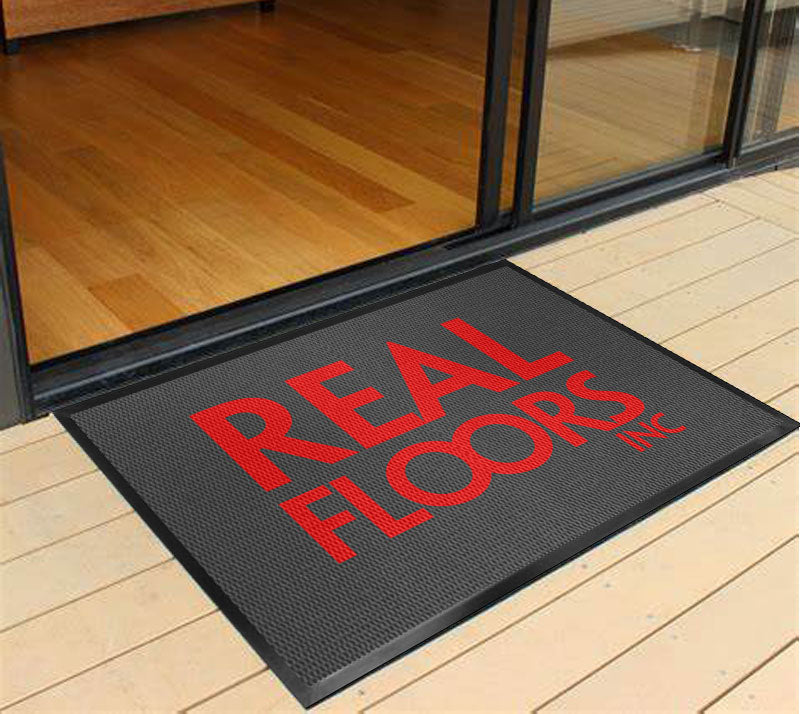 Real Floors Mat BlackWhite