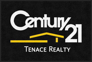 Century 21 Tenace Realty 2 X 3 Rubber Backed Carpeted HD - The Personalized Doormats Company