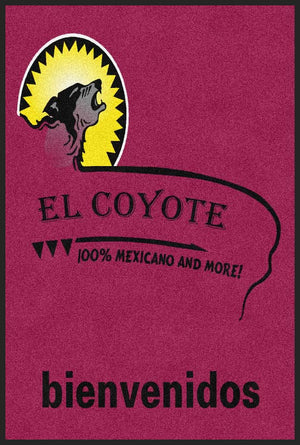 el coyote restaurant 4 X 6 Rubber Backed Carpeted - The Personalized Doormats Company