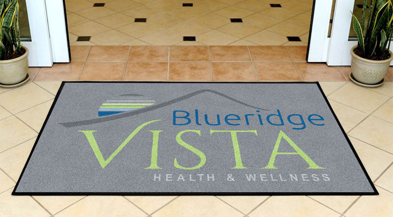 Blueridge Vista 3 X 5 Rubber Backed Carpeted HD - The Personalized Doormats Company