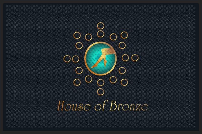 House Of Bronze 3 X 4 Rubber Scraper - The Personalized Doormats Company