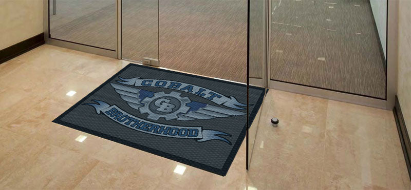 COBALT BROTHERS 3 X 4 Floor Impression - The Personalized Doormats Company