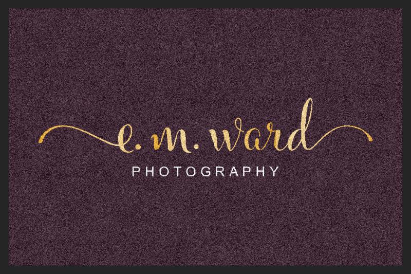 E.M. WARD PHOTOGRAPHY 2 X 3 Rubber Backed Carpeted HD - The Personalized Doormats Company