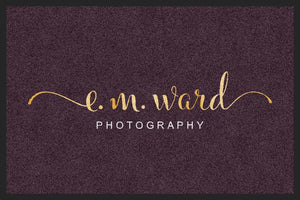 E.M. WARD PHOTOGRAPHY 2 X 3 Rubber Backed Carpeted HD - The Personalized Doormats Company