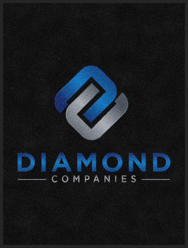 Diamond Companies Back Door 3 x 4 Custom Plush 30 HD - The Personalized Doormats Company
