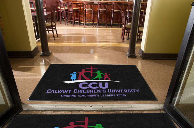 Calvary Children's University 4 X 6 Rubber Backed Carpeted HD - The Personalized Doormats Company