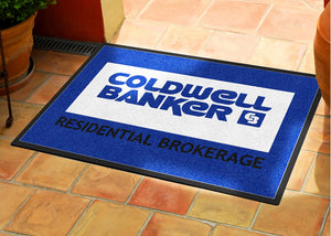 Coldwell Banker Residential Brokerage 2 X 3 Rubber Backed Carpeted HD - The Personalized Doormats Company