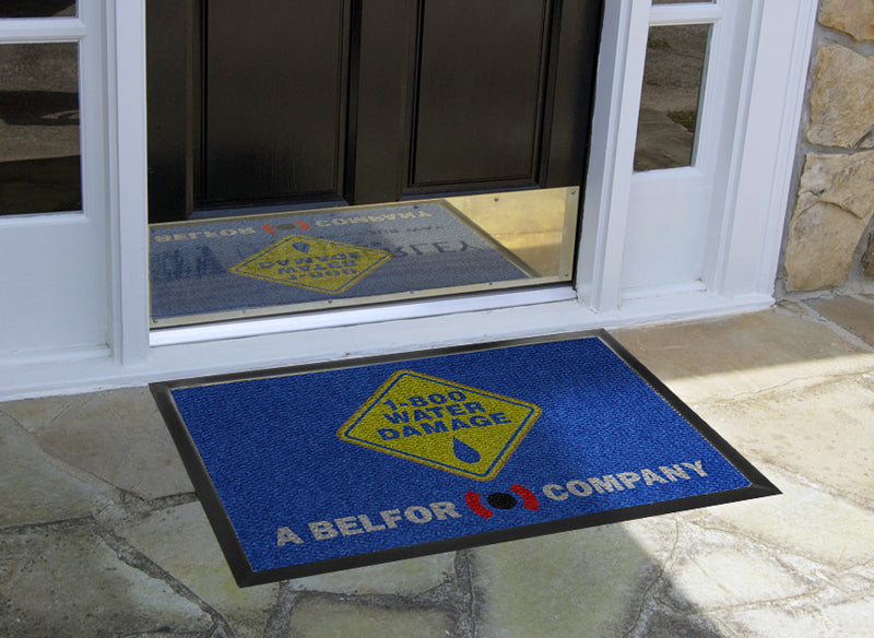 1800 Water Damage 2 x 3 Luxury Berber Inlay - The Personalized Doormats Company