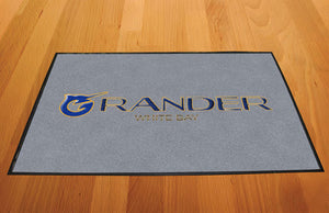 Grander 2 X 3 Rubber Backed Carpeted HD - The Personalized Doormats Company