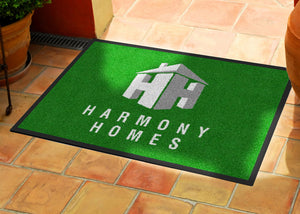 Harmony Homes 2 X 3 Rubber Backed Carpeted - The Personalized Doormats Company