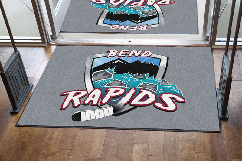 Bend Rapids 4 X 6 Rubber Backed Carpeted HD - The Personalized Doormats Company